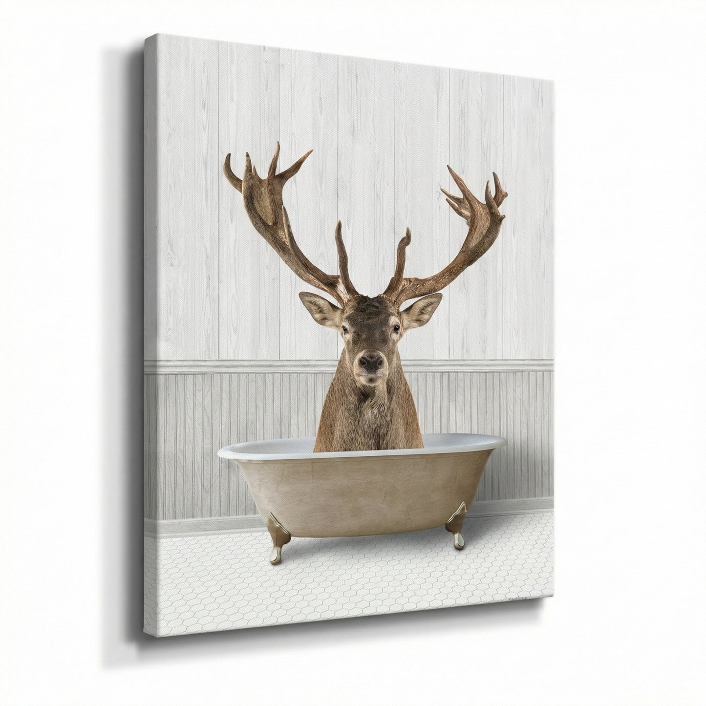 Bath Time Deer