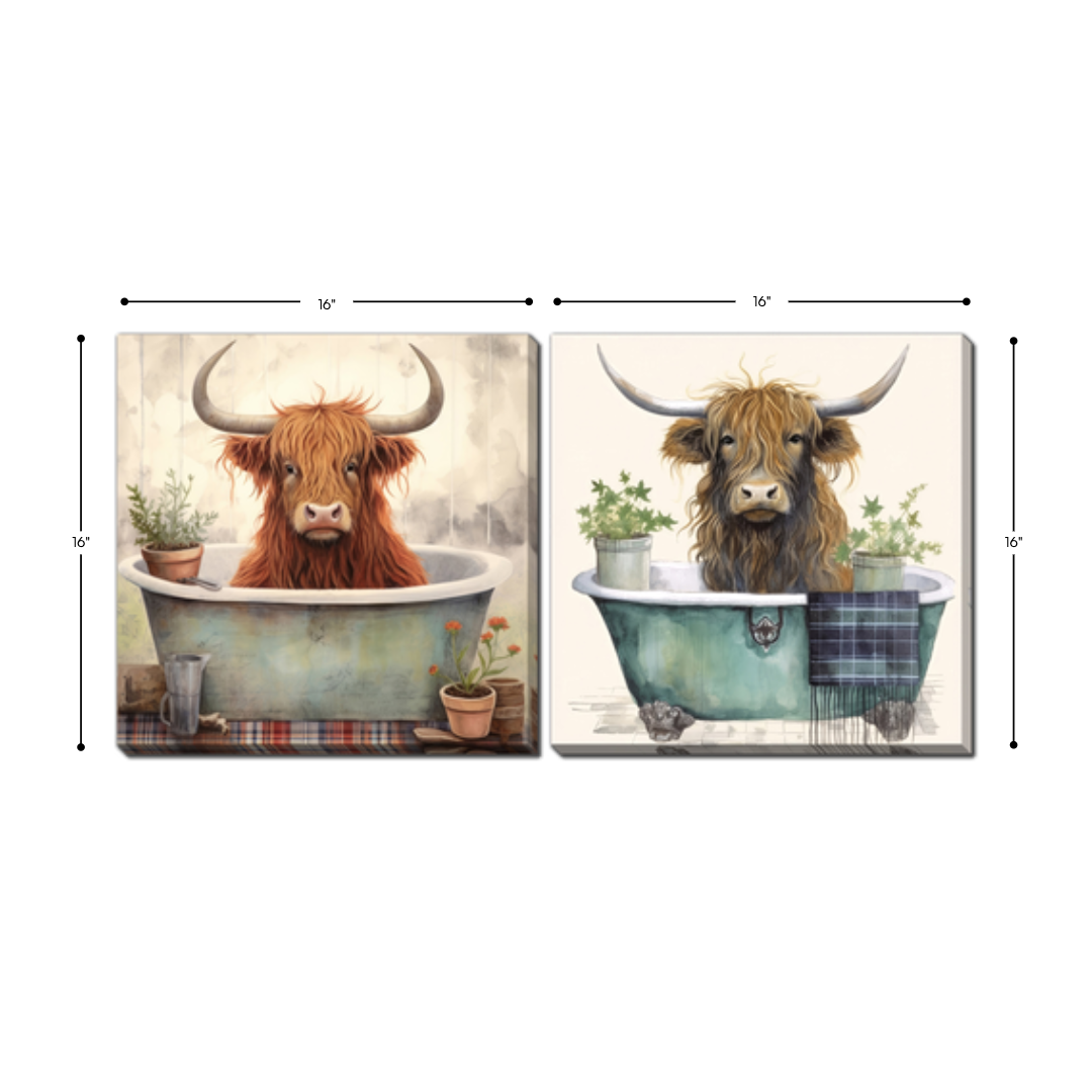Highland Bath Set of 2