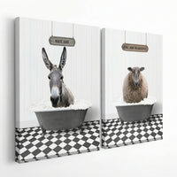 Animal Bath Set of 2