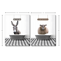 Animal Bath Set of 2