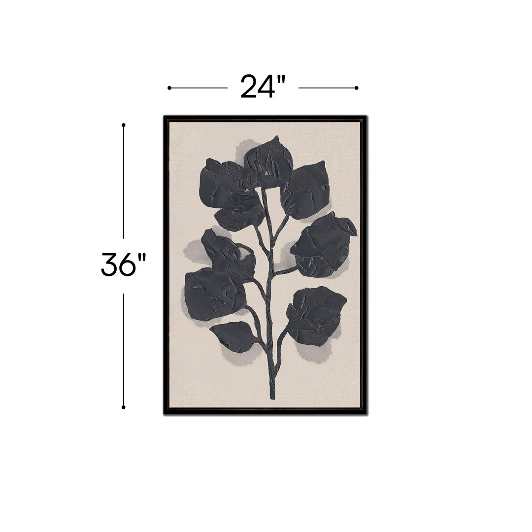 Black Rose Silhouette I