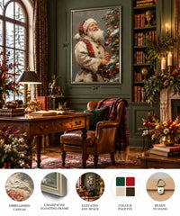 Santa Claus And Christmas Tree